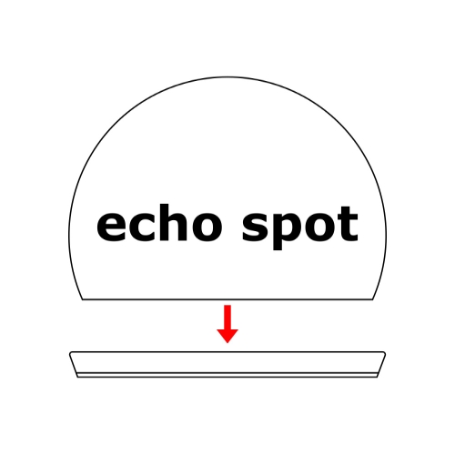 Echo Spot カメラカバー【drop】