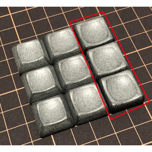 オリジナル形状 キーキャップ Cube 25個