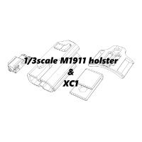 1/3スケール　M1911用CQCホルスター　＆　XC1　セット