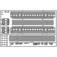 KNR　近畿日本（旧奈良電）Nゲージ ク583系 予備特タイプキット版