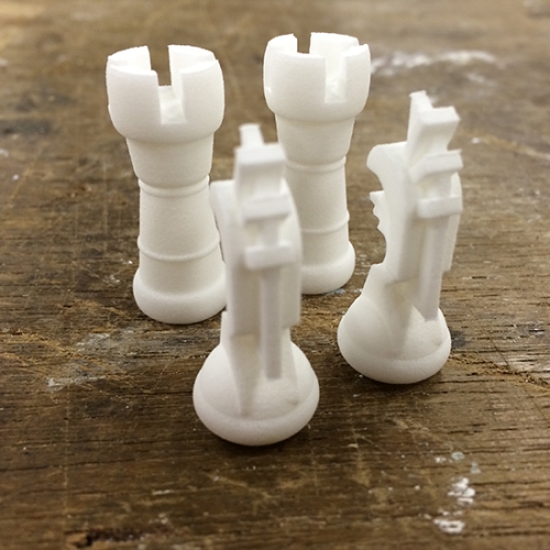 チェス駒（ナイト2つ、ルーク2つのセットです。）knight2 rook2