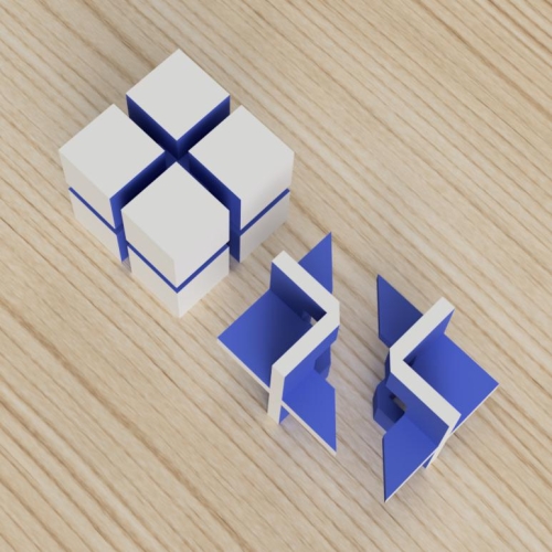 「立方体を3分割し美を表現する」という課題 5