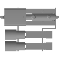 Nナロー(6.5mm)　へっついタイプ機関車　ボディ＋シャーシ