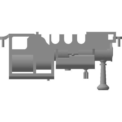 N(9mm)　準へっつい(サドルタンク)タイプ機関車　ボディ＋シャーシ