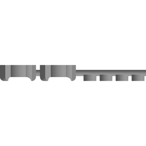 Nゲージディーゼル機関車用ロッドセット(軸間14.5mm用)