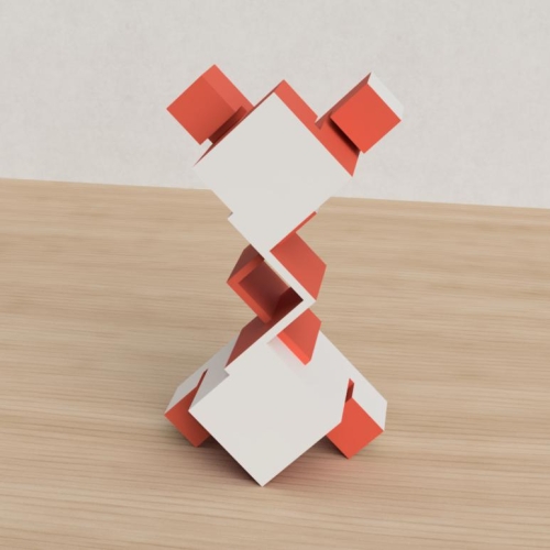 「立方体を3分割し美を表現する」という課題 18