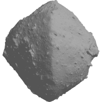小惑星リュウグウの2万分の1の模型