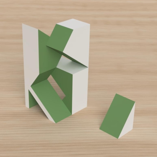 「立方体を3分割し美を表現する」という課題 22