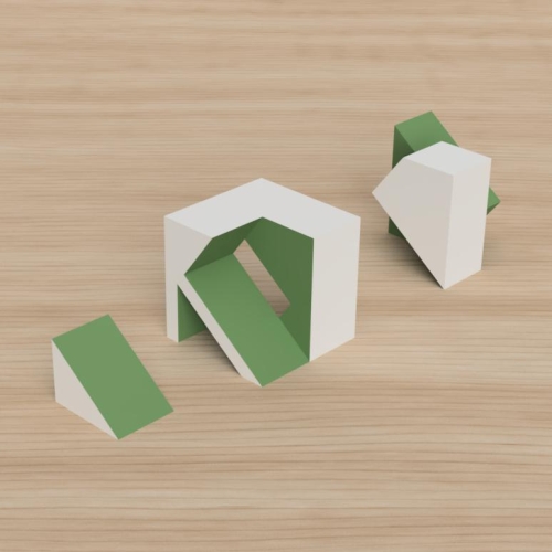 「立方体を3分割し美を表現する」という課題 22