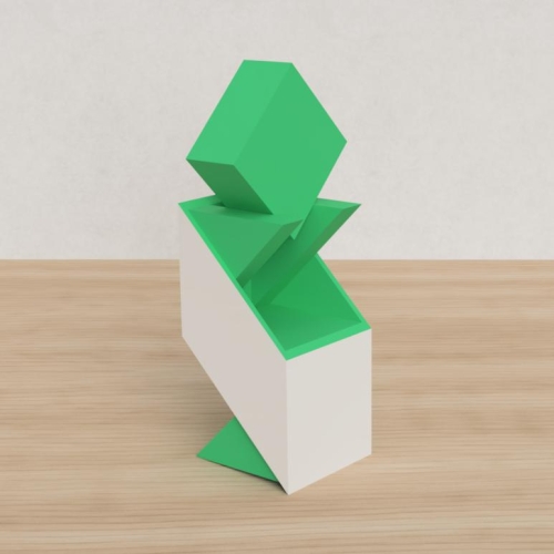 「立方体を3分割し美を表現する」という課題 34
