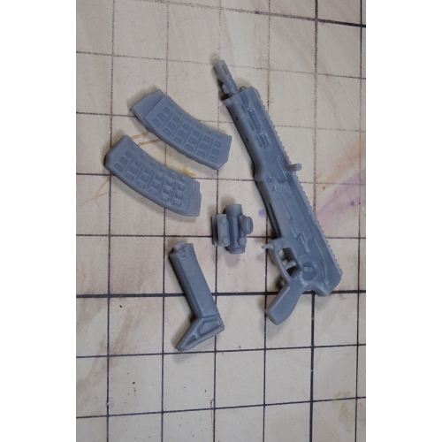 ■1/12スケールフィギュア向け銃器モデル｢Kalashnikov AM-17 type｣