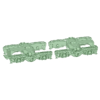 D-KS5-01：KS-5型台車　T・M各１両分【武蔵模型工房　Nゲージ鉄道模型】