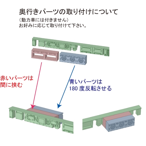 KC10-05：10系初期車6連(未更新MG搭載)床下機器【武蔵模型工房　Nゲージ 鉄道模型】