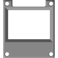 SSD1331 ベゼル (QT095B)