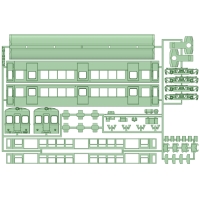 KT86-73：860号+870号(パンタ台撤去)ボディキット【武蔵模型工房　Nゲージ鉄道模型】