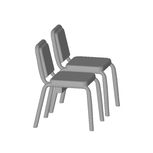 建築模型用　1/50　椅子　2脚セット