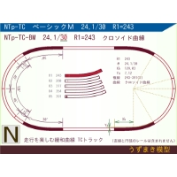 N緩和曲線線路 [ベーシックM] NTp-TC-BM R1=243 24.1/30 O-S