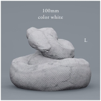 【POPUP3D】「python040Replica」100mmフルカラーホワイトL