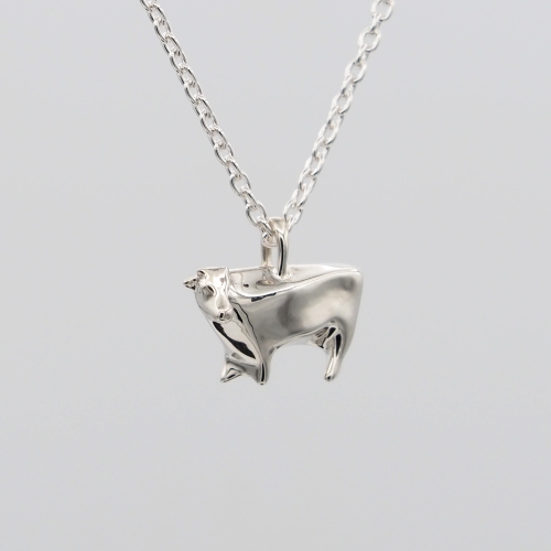 Weekly Sculpture 7 『Cow』(Silver)