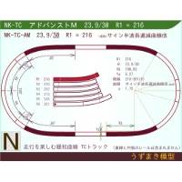 N緩和曲線線路 [アドバンストM] NK-TC-AM R1=216 23.9/30 O-S