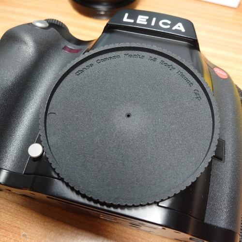 Leica Sシステム用　ピンホールキャップ.stl