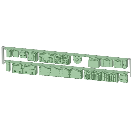 KN90-04:9000系床下機器(2連×4編成)【武蔵模型工房　Nゲージ鉄道模型】