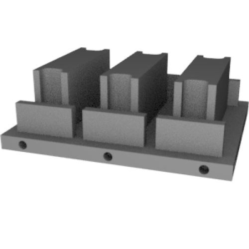 セメント用シリコン型生成用 1/12スケール標準ブロックE112STD3ST