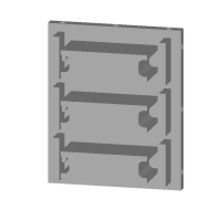 セメント用シリコン型生成用 1/12スケール標準ブロックE112STD3ST