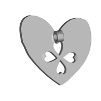 heart&clover3cmゴールド