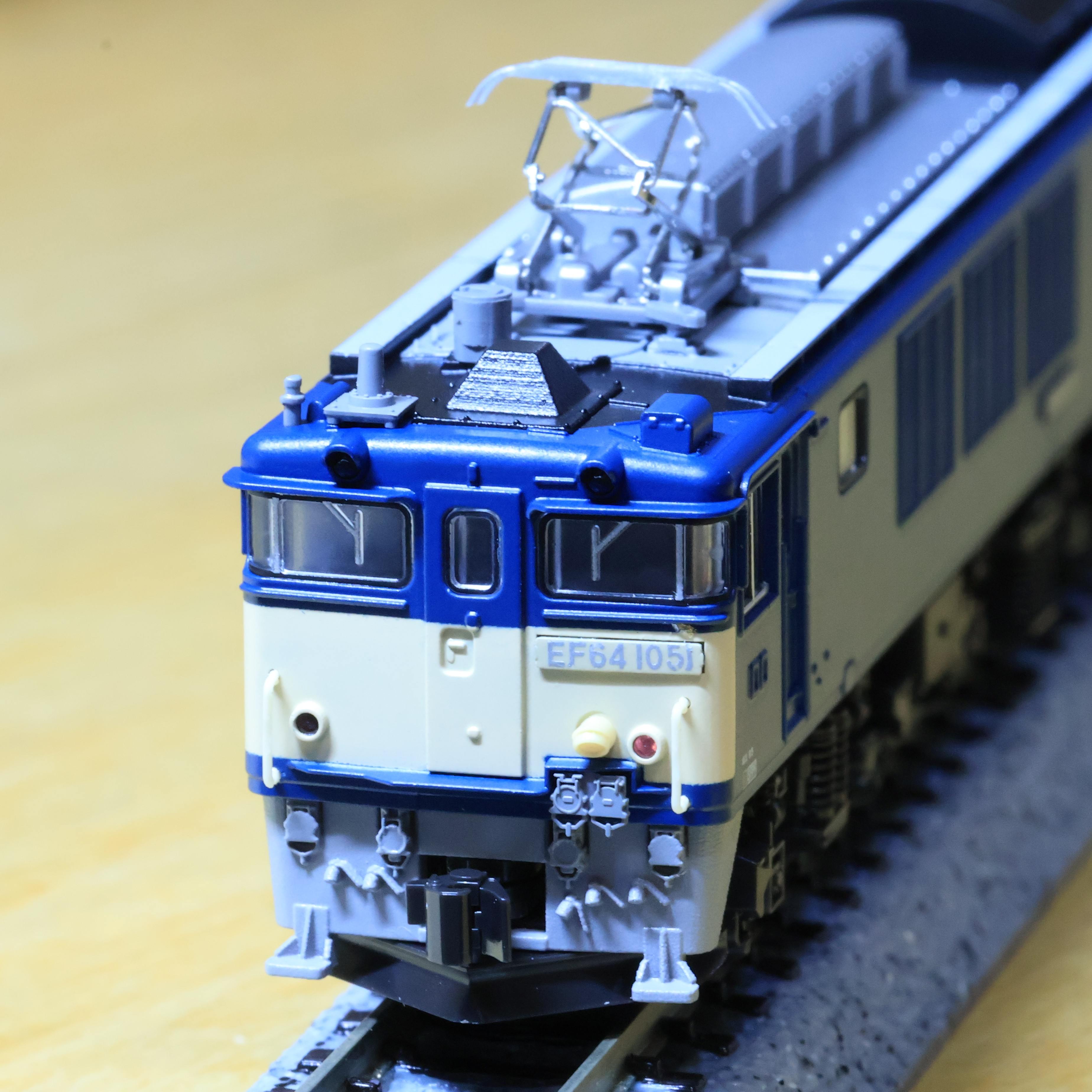 KATO EF64 1000一般色JR貨物クーラー搭載車 JR東日本化パーツ(2両分