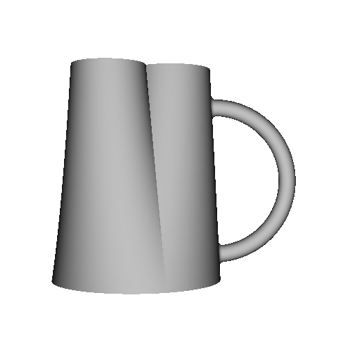 ５分で学ぶ３D初級講座・クラブ型ミルクカップ製作その２(123D Design_18)