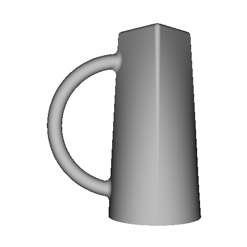 ５分で学ぶ３D初級講座・ダイヤ型ミルクカップ製作その２(123D Design_20)