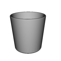 ５分で学ぶ３D初級講座・ミルクカップ製作その２(123D Design_14)