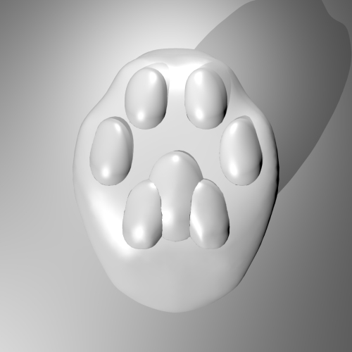 Cat Paw Ring - d19
