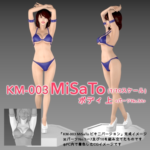 KM-003 MiSaTo(1/10スケール)　ボディ・上<パーツNo.3A>