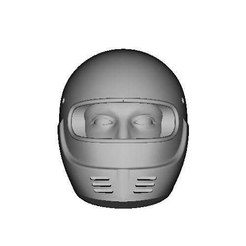F-1 GPA Helmet GillsV.stl