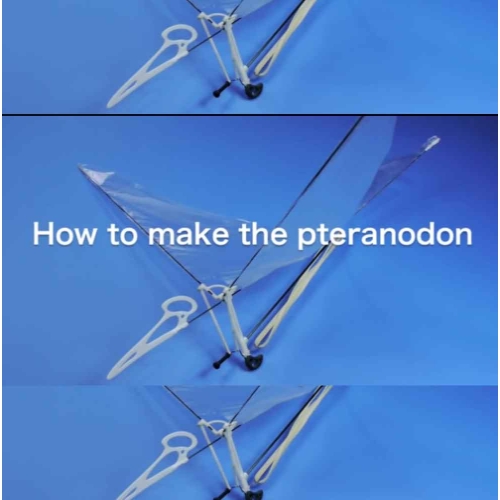 羽ばたき飛行機　プテラノドン型　３Ｄプリントパーツ３機分