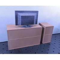 約1/12　32型液晶テレビ(リモコン付き)＆カラーボックス（大・小）