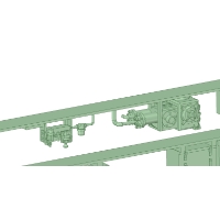 NS15-01：1500系床下機器(1編成分)【武蔵模型工房　Nゲージ 鉄道模型】