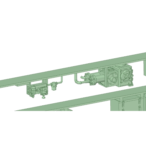  NS15-02：1500系床下機器(2編成分)【武蔵模型工房　Nゲージ 鉄道模型】