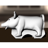 DL free ミニ豚　a goo 3D mini Pig 