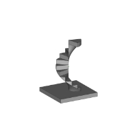 The simplest spiral staircase_1:20