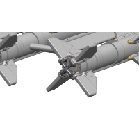  1/48 04式空対空誘導弾 (AAM-5) 4本セット