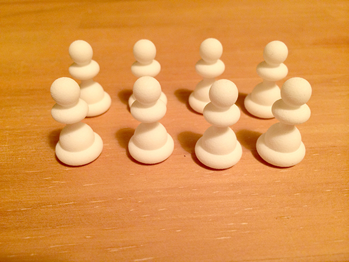 チェス駒（ポーン8つのセットです。）pawn set - DMM.make 