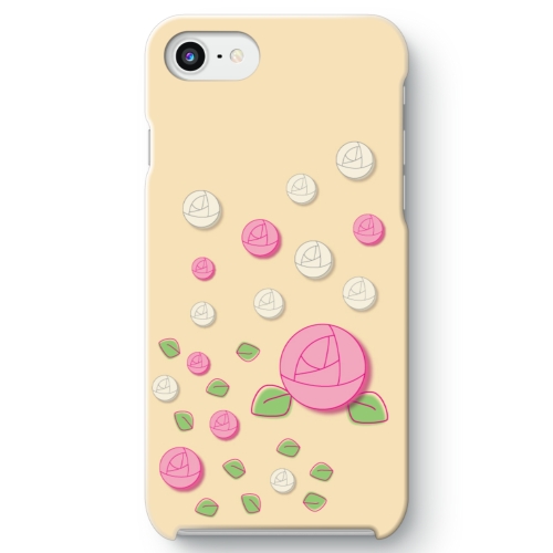 Neconami Iphone 8 ケース色 白 薔薇 ピンク Dmm Make クリエイターズマーケット